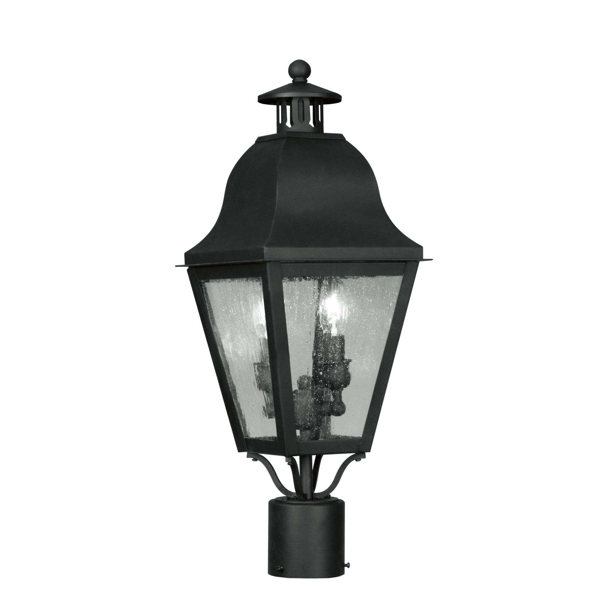 Amwell 21 Inch Tall 2 Light Outdoor Post Lamp by Livex Lighting